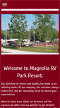 Mobile Screenshot of magnoliarvparkresort.com